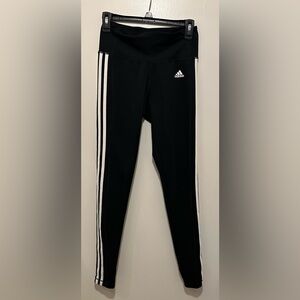 adidas Climalite Kids Black Joggers - size small